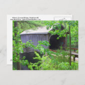 Historic Covered Bridge, Windham Maine Briefkaart (Voorkant / Achterkant)
