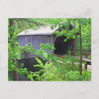 Historic Covered Bridge, Windham Maine Briefkaart
