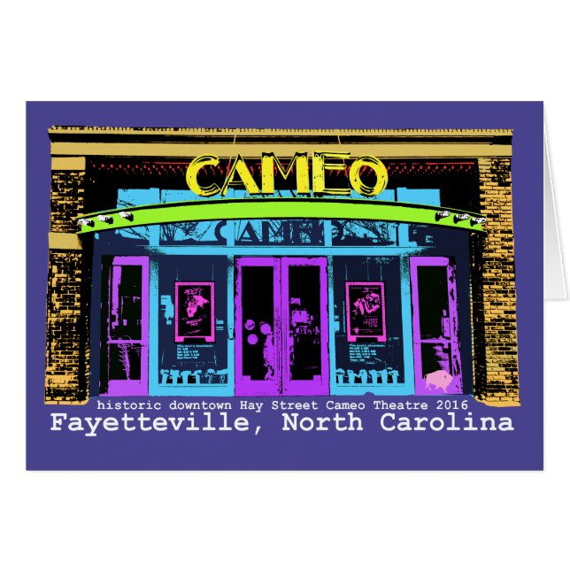 Historic Downtown Fayetteville NC (Voorkant Horizontaal)