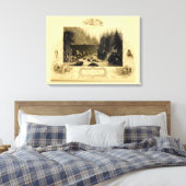 Historic Erie Canal Bicentennial Canvas Afdruk (Insitu (Slaapkamer))