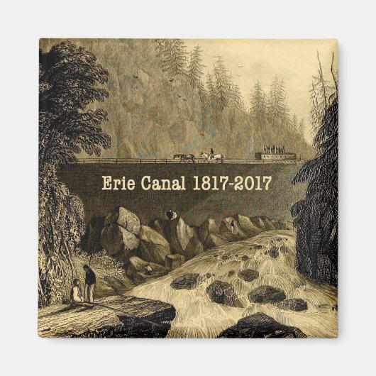 Historic Erie Canal Bicentennial Years Magneet (Voorkant)