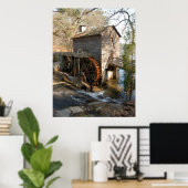 Historic Grist Mill Poster (Thuiskantoor)