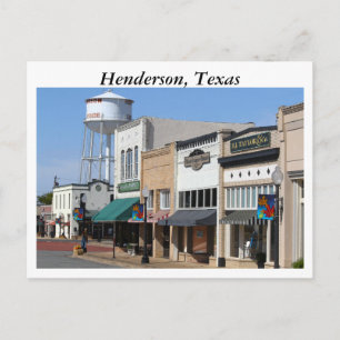 Historic Henderson, Texas Briefkaart