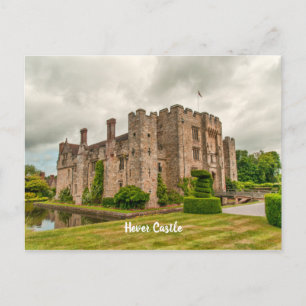 Historic Hever Castle Kent UK Schilderachtig Uitzi Briefkaart