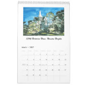Historic Homes, Houston & Galveston, Calendrier 20 (Mar 2027)