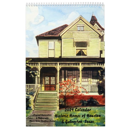 Historic Homes, Houston & Galveston, Calendrier 20 (Protection)