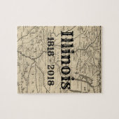 Historic Illinois Bicentennial Legpuzzel (Horizontaal)