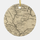Historic Illinois Map van 1718 Keramisch Ornament (Voorkant)