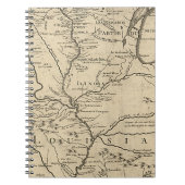 Historic Illinois Map van 1718 Notitieboek (Voorkant)
