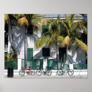 Historic Key West Florida op Canvas poster