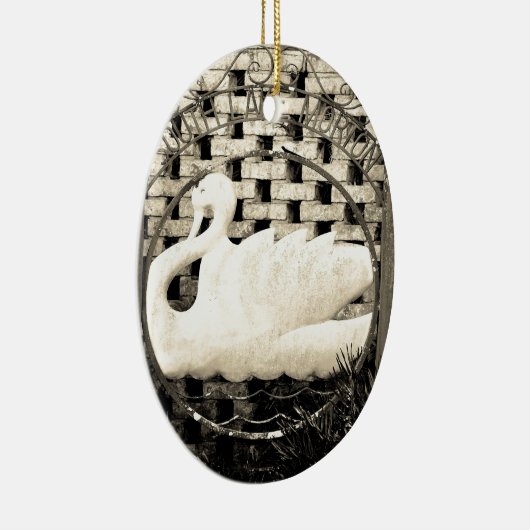 Historic Lake Morton Keramisch Ornament (Rechts)