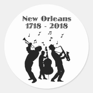 Historic New Orleans Tricentennial Ronde Sticker