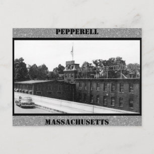 Historic Paper Mill in Pepperell Massachusetts Briefkaart