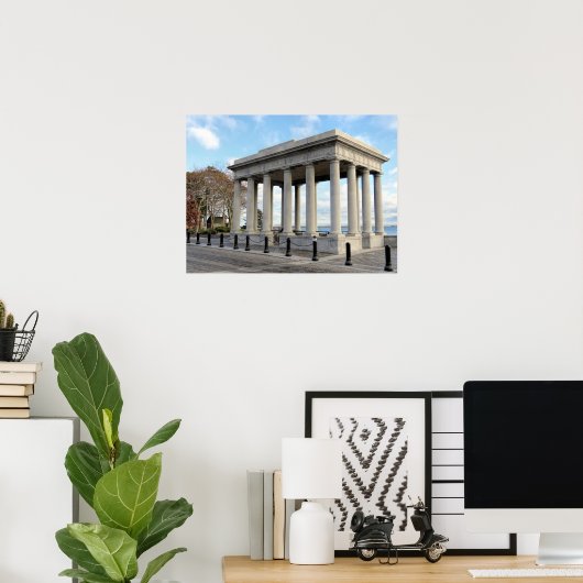 Historic Plymouth Rock canopy - print (Thuiskantoor)