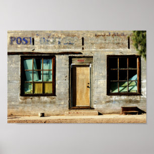 Historic Post Kantoor in Kelso California Poster