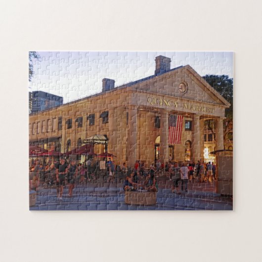 Historic Quincy Market Downtown Boston Legpuzzel (Horizontaal)