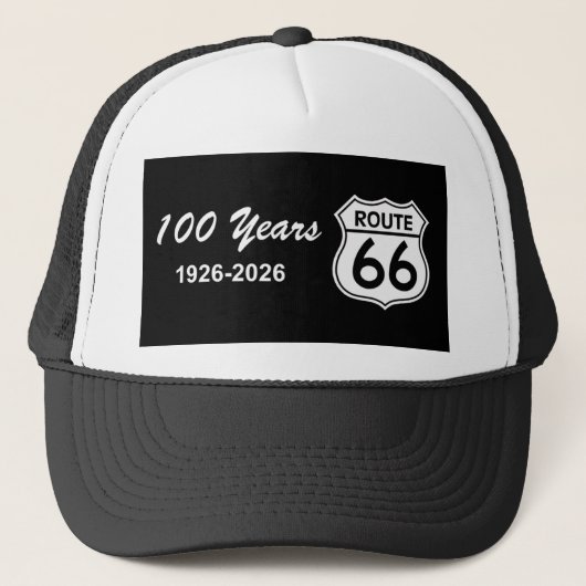 Historic Route 66 Centennial Trucker Pet (Voorkant)