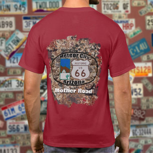 Historic Route 66 ~ Meteor City, Arizona T-shirt