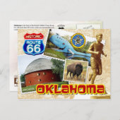 Historic Route 66, Oklahoma Briefkaart (Voorkant / Achterkant)