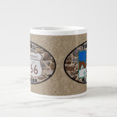 Historic Route 66 ~ Parks, Arizona Jumbo Beker (Voorkant)