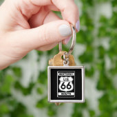 Historic Route 66 Premium Sleutelhanger (Hand)