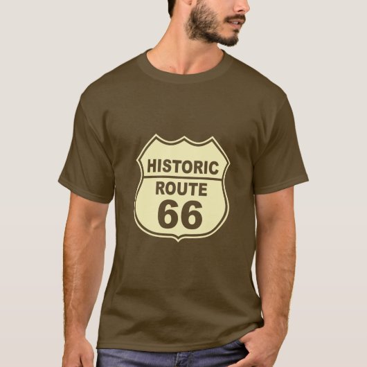 Historic Route 66 T-shirt (Voorkant)