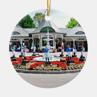 Historic Saratoga 150 op openingsdag Keramisch Ornament