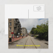 Historic Savannah Georgia Briefkaart (Voorkant / Achterkant)