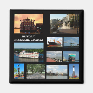 Historic Savannah, Georgia magnet Magneet