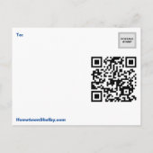 Historic Shelby NC Briefkaart (Achterkant)