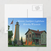 Historic Southport Lighthouse Briefkaart (Voorkant / Achterkant)