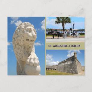 Historic St. Augustine, Florida Feestdagenkaart