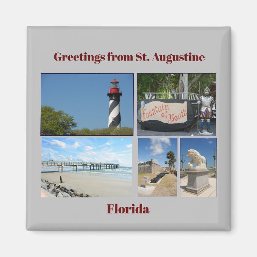 Historic St. Augustine, Florida Magneet (Voorkant)