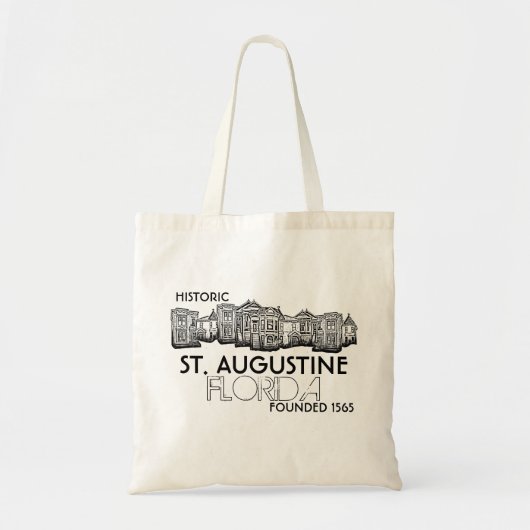 Historic St. Augustine Florida Tote Bag (Voorkant)