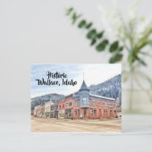 Historic Wallace Idaho Briefkaart (Staand voorkant)
