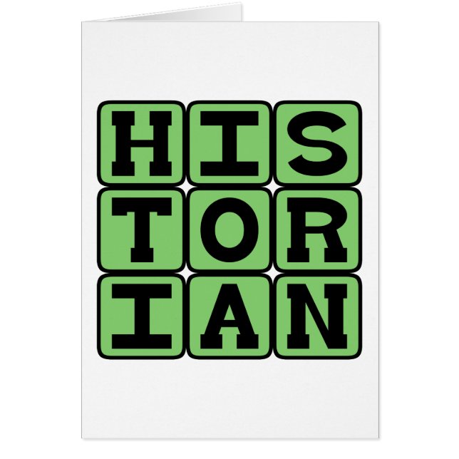 Historicus, Bewaarder van de Geschiedenis (Voorkant)