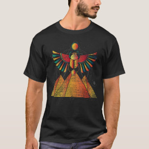 Historicus Trots Egyptisch Tut Ankh Piramide Oud T-shirt