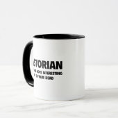 Historien Coffee Mug (Devant gauche)