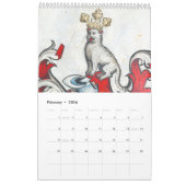 Historique Chat Art 2025 Calendrier mural (Feb 2026)