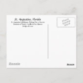 historique st augustine florida usa carte postale (Dos)