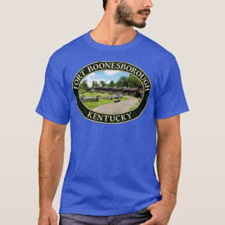 Historisch 18e-eeuws Fort Boonesborough in Kentuc T-shirt