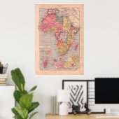  historisch Afrika in 1920 Poster (Thuiskantoor)