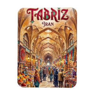 Historisch bazaarcomplex van Tabriz Iran Magneet