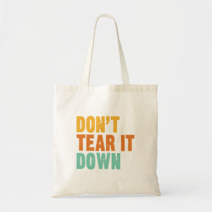 Historisch behoud, liefhebber van oude gebouwen tote bag