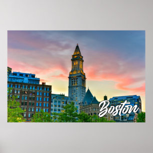 Historisch Boston, Massachusetts, VS Poster