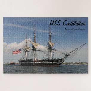 Historisch Boston USS Constitution Jigsaw Puzzle Legpuzzel