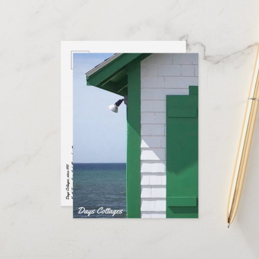 Historisch Briefkaart dagen (Voorkant / Achterkant in situ)