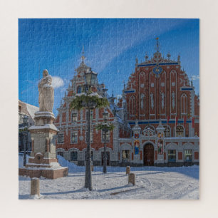 Historisch centrum in Riga, Letland Legpuzzel