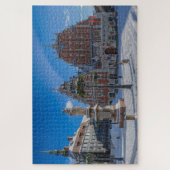 Historisch centrum in Riga, Letland Legpuzzel (Verticaal)