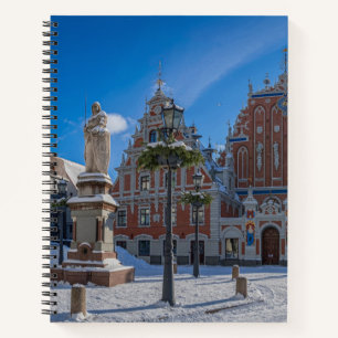 Historisch centrum in Riga, Letland Notitieboek